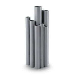 مواسير UPVC جدول 80 مقاس ¾ إنش سمك 3.91 مم لون رمادي