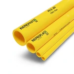 HDPE Pipes PE 80 Pressure 10 Bar Diameter 200 mm Thickness 14.7 mm Yellow | NEPROPLAST