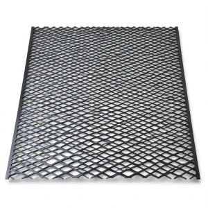 Hot Rolled Black Steel Expanded Metal Mesh Bahri 2.8 mm Thickness 2.44 m Width 3 m Length