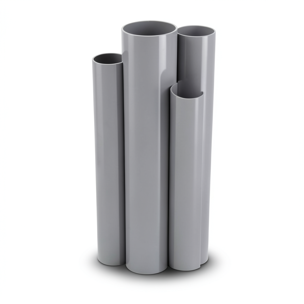 UPVC Pipes Schedule 80 Size 1 inch Thickness 4.55 mm Gray Color