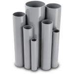 مواسير UPVC جدول 80 مقاس ¼ 1 إنش سمك 4.85 مم لون رمادي