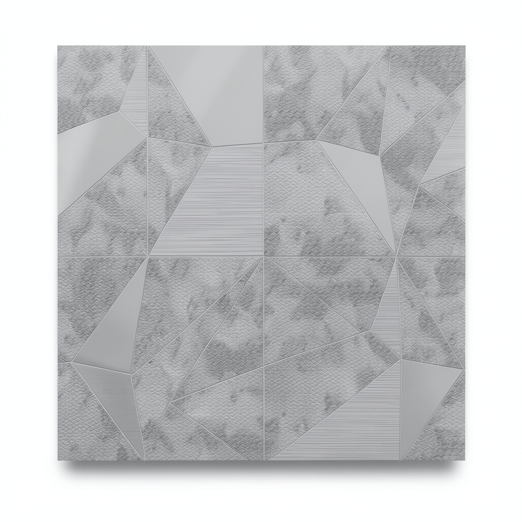 Italian Geometric Wallpaper 10m x 0.73m, Grey Color