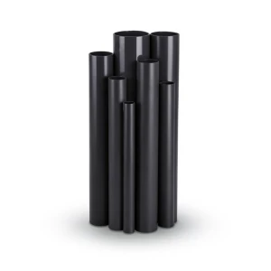 UPVC Pipes 15 Bar Pressure 75.3 mm Diameter 5.5 mm Thickness Black