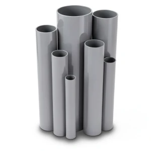 UPVC Pipes Pressure 15 Bar Outside Diameter 88.7 mm Thickness 5.7 mm Gray