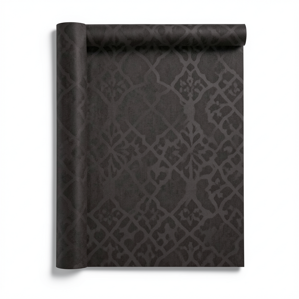Wall Covering Italian Pattern 10mx0.70m, Dark Brown