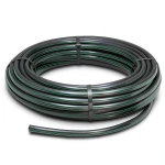 لفة أنابيب HDPE ضغط 4 بار PE 80 قطر خارجي 125 مم سماكة 3.1 مم لون أسود