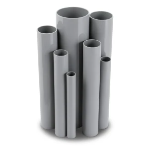 UPVC Pipes 48.1 mm Outside Diameter 1.80 mm Thickness Gray