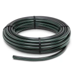 لفة أنابيب بلاستيك HDPE ضغط 4 بار PE 80، قطر خارجي 90 مم، سمك 2.2 مم، لون أسود