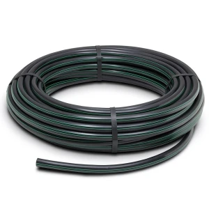 HDPE Coil Pipe 4 Bar Pressure PE 80 Outer Diameter 125 mm Thickness 3.1 mm Black