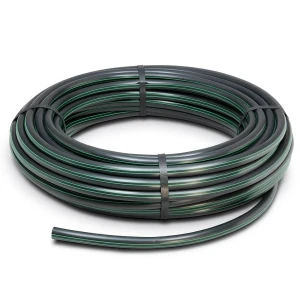 لفة أنابيب HDPE ضغط 4 بار PE 80 قطر خارجي 125 مم سماكة 3.1 مم لون أسود