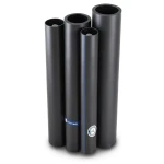 HDPE Pipes PE 80 Pressure 6 Bar Outside Diameter 500 mm Thickness 22.8 mm Black | NEPROPLAST