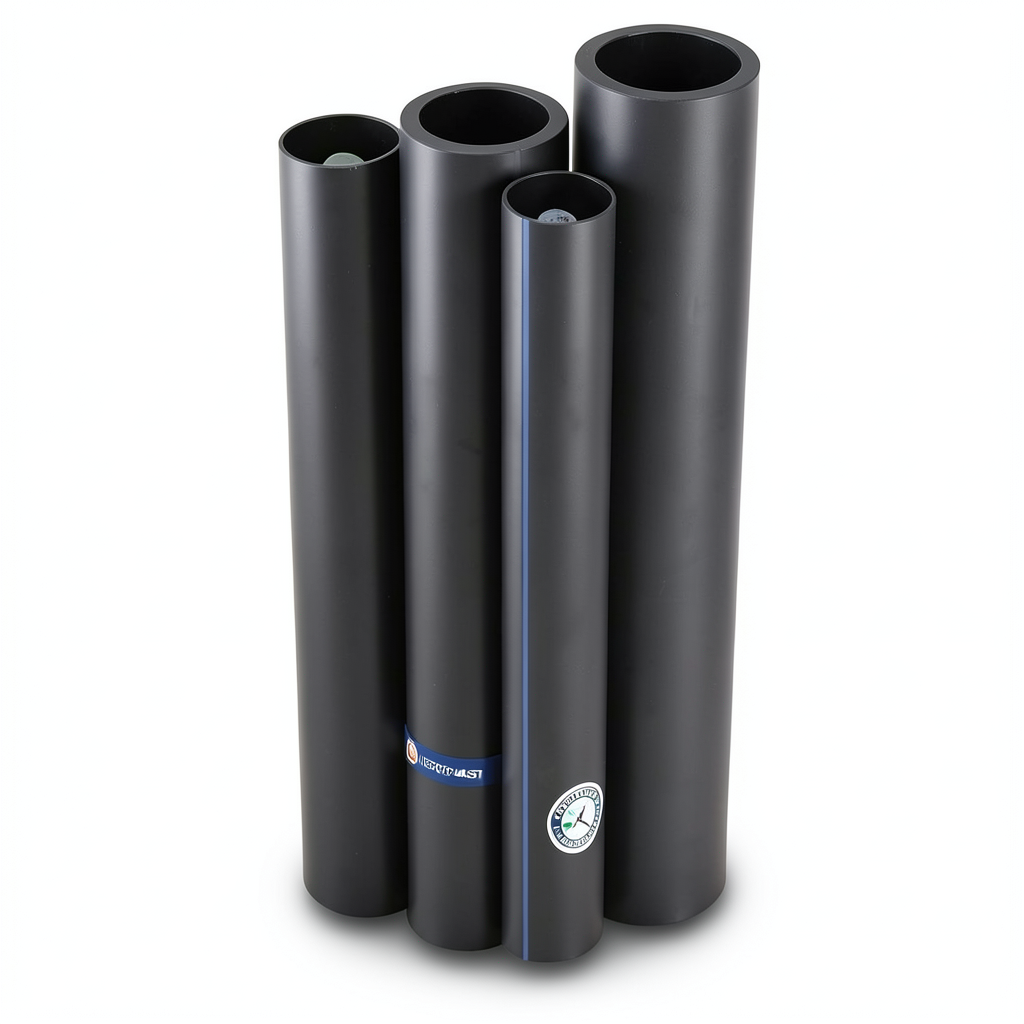 مواسير HDPE PE 80 ضغط 6 بار قطر خارجي 500 مم سمك 22.8 مم لون اسود | نيبروبلاست