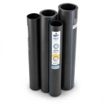 HDPE Pipes PE 80 Pressure 6 Bar Outside Diameter 560 mm Thickness 25.5 mm Black | NEPROPLAST