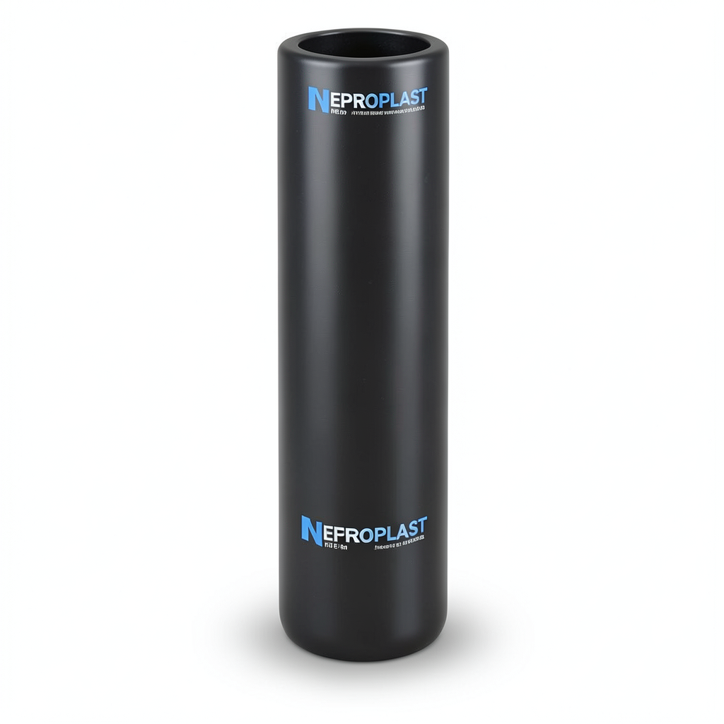 مواسير HDPE PE 80 ضغط 6 بار قطر خارجي 630 مم سمك 28.7 مم لون اسود | نيبروبلاست