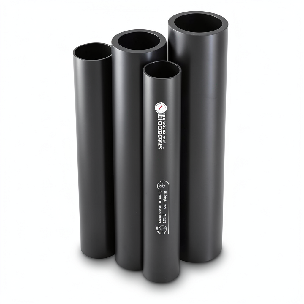 HDPE Pipes PE 80 Pressure 6 Bar Outside Diameter 140 mm Thickness 6.4 mm Black | NEPROPLAST
