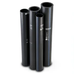 HDPE Pipes PE 80 Pressure 6 Bar Outside Diameter 200 mm Thickness 9.1 mm Black | NEPROPLAST