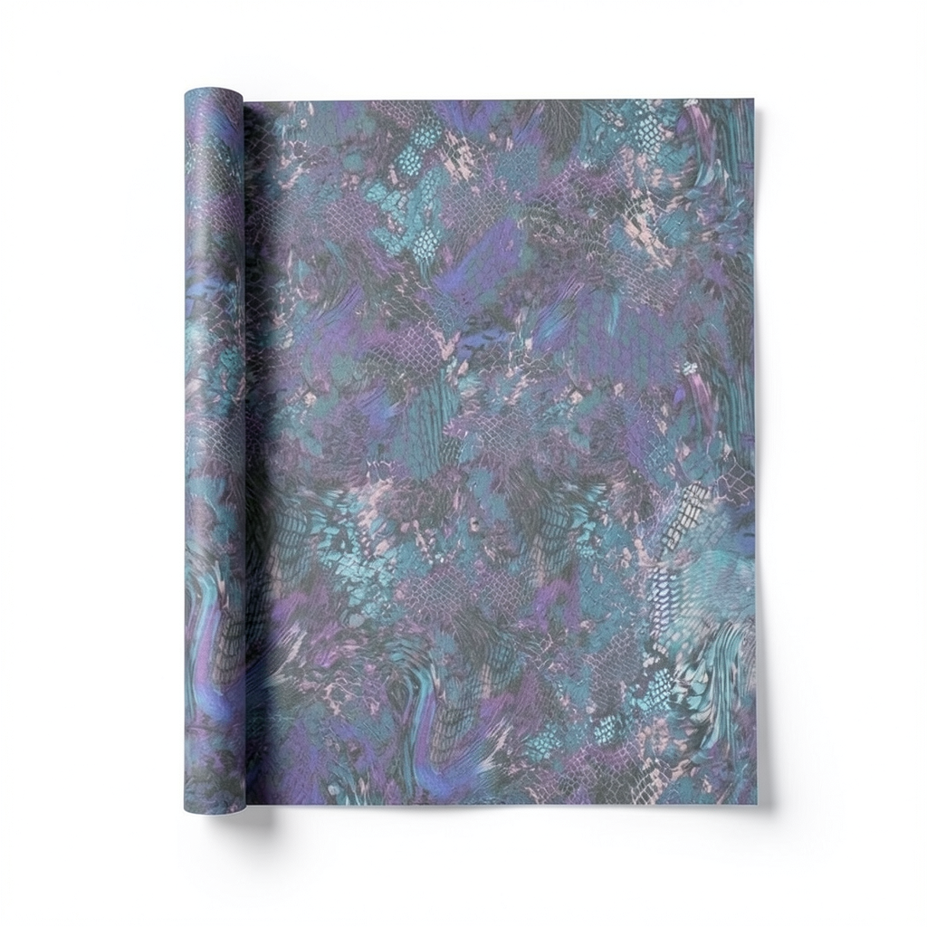 Italian Wallpaper Multi Colors Pattern Design, Size 10mx0.70m, Model 14081