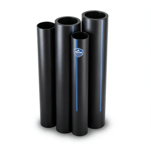 مواسير HDPE PE 80 ضغط 6 بار قطر خارجي 225 مم سمك 10.3 مم لون اسود | نيبروبلاست