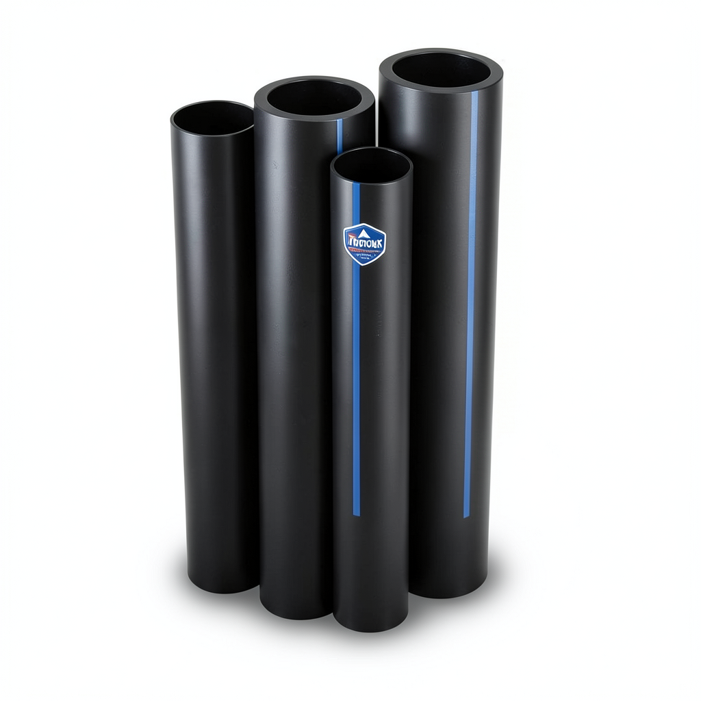 مواسير HDPE PE 80 ضغط 6 بار قطر خارجي 225 مم سمك 10.3 مم لون اسود | نيبروبلاست