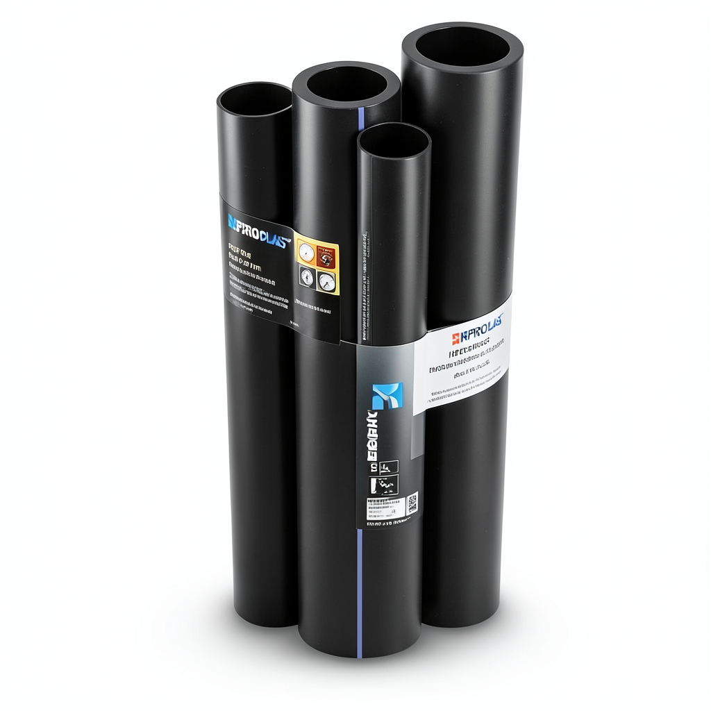 مواسير HDPE PE 80 ضغط 6 بار قطر خارجي 280 مم سمك 12.8 مم لون أسود | نيبروبلاست
