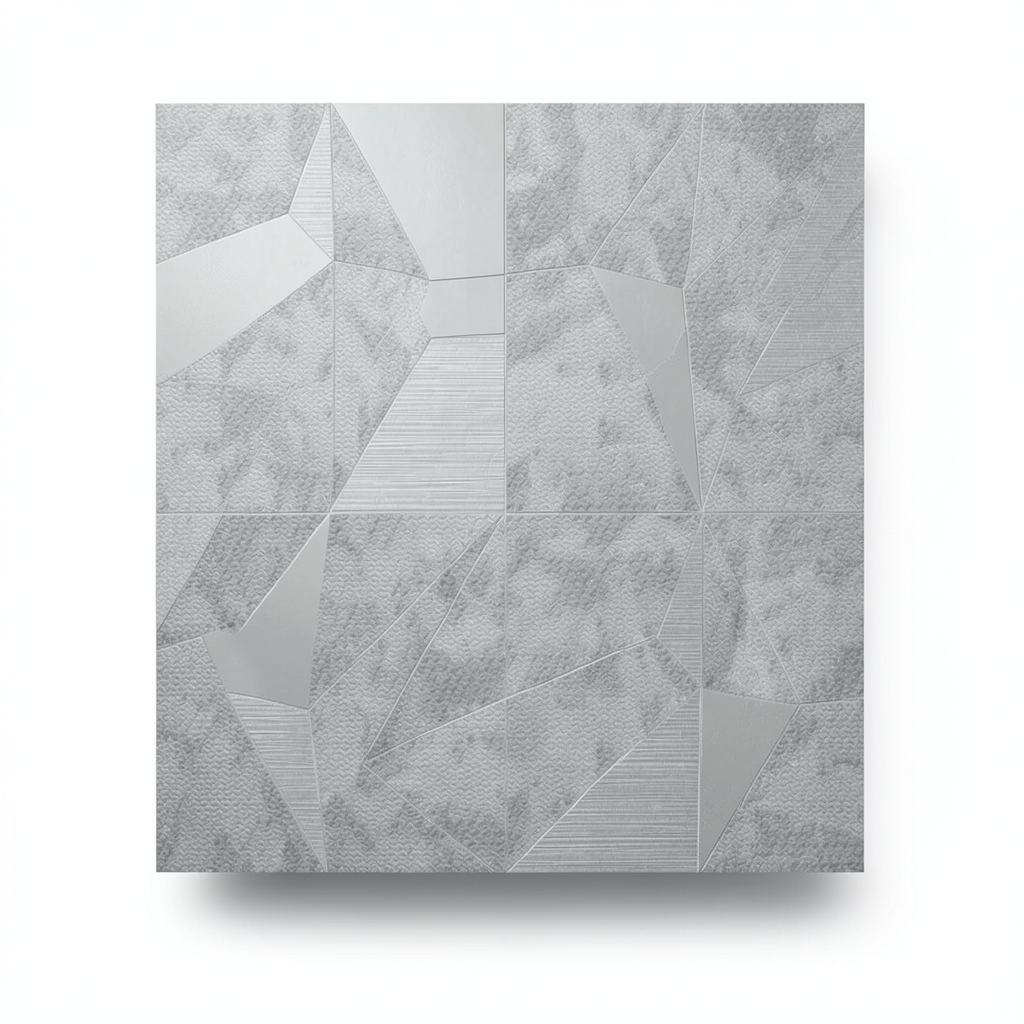 Italian Geometric Wallpaper 10m x 0.73m, Grey Color