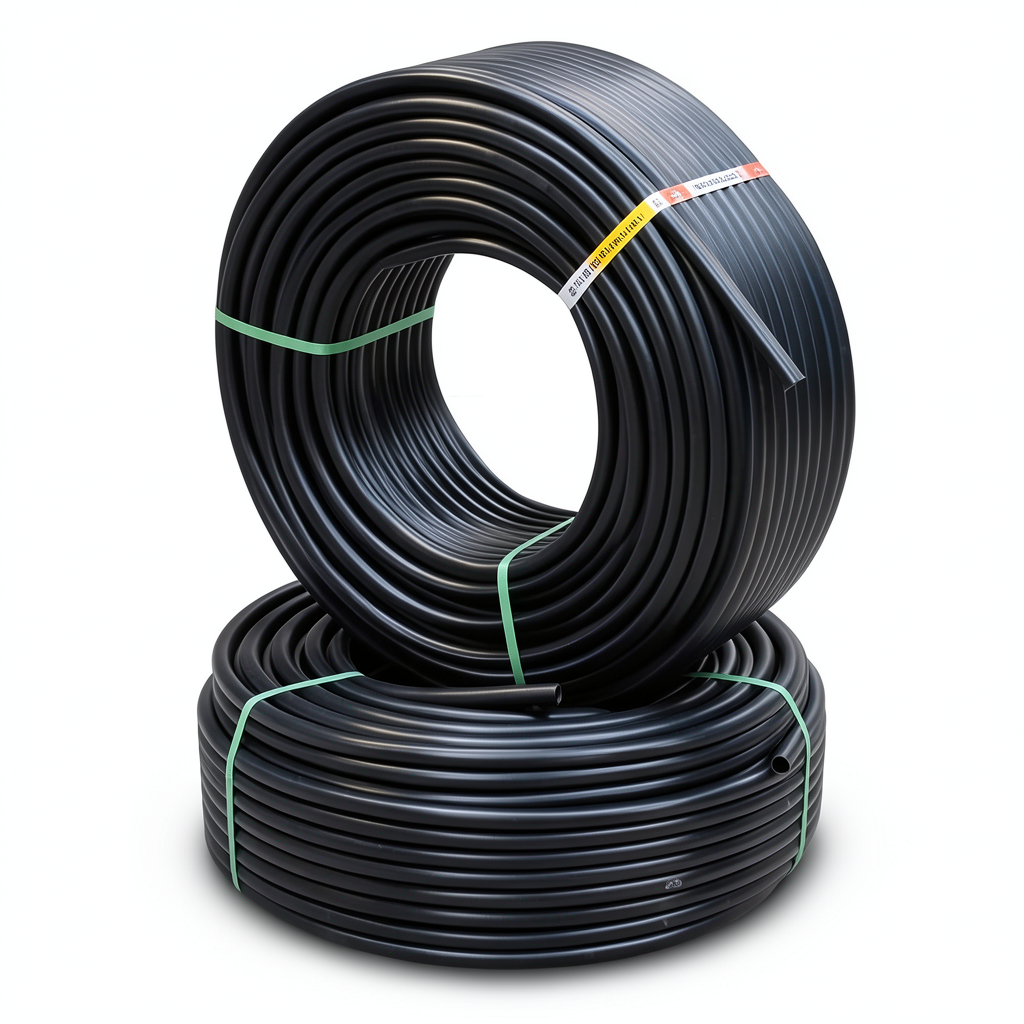 أنابيب HDPE PE 80 ضغط 6 بار قطر خارجي 63 مم سمك 2.9 مم لون أسود | نيبروبلاست