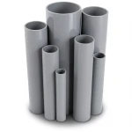 مواسير UPVC جدول 80 مقاس ¼ 1 إنش سمك 4.85 مم لون رمادي