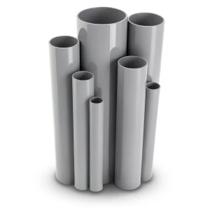 مواسير UPVC جدول 80 مقاس 2 إنش سمك 5.54 مم لون رمادي