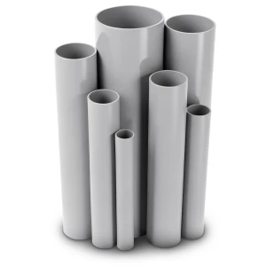 UPVC Pipes Pressure 15 Bar Outside Diameter 88.7 mm Thickness 5.7 mm Gray