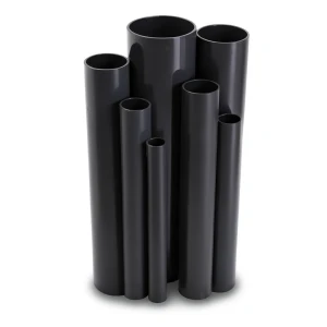 UPVC Pipes 15 Bar Pressure 88.7 mm Diameter 5.7 mm Thickness Black