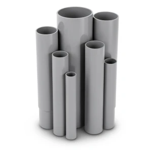 UPVC Pipes Nominal Pressure 15 Bar Outside Diameter 89.1 mm Thickness 6.6 mm Gray