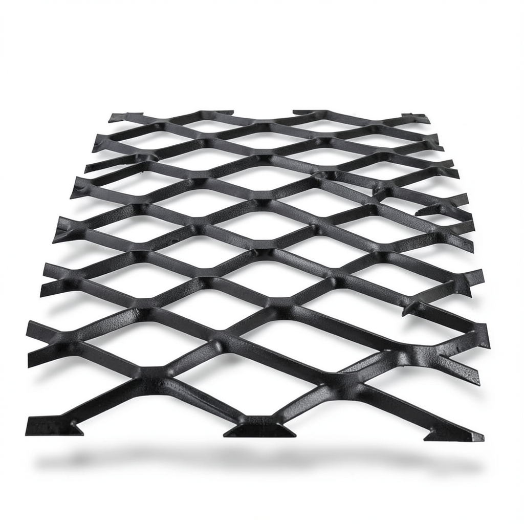 شبك حديد اسود بقلاوة بحري سماكة 3 ملم عرض 2.44 متر طول 4 متر
