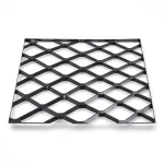 Hot Rolled Black Steel Expanded Metal Mesh Bahri 1.7 mm Thickness 5 m Length 2.44 m Width