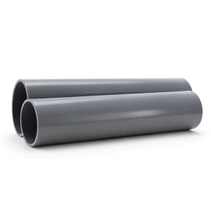 UPVC Pipes 12 Bar Pressure 114.5 mm OD 6.9 mm Thickness Gray