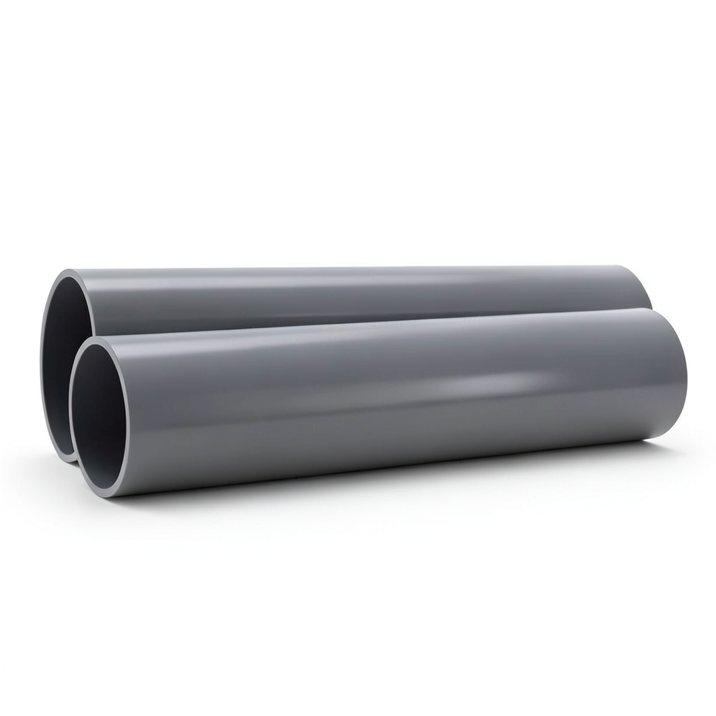UPVC Pipes 12 Bar Pressure 114.5 mm OD 6.9 mm Thickness Gray