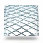 Galvanised Steel Expanded Metal Mesh  Bahri Thickness 2.7 mm Width 2.44  M Length 5 meter | Bait Al Tatawor Company