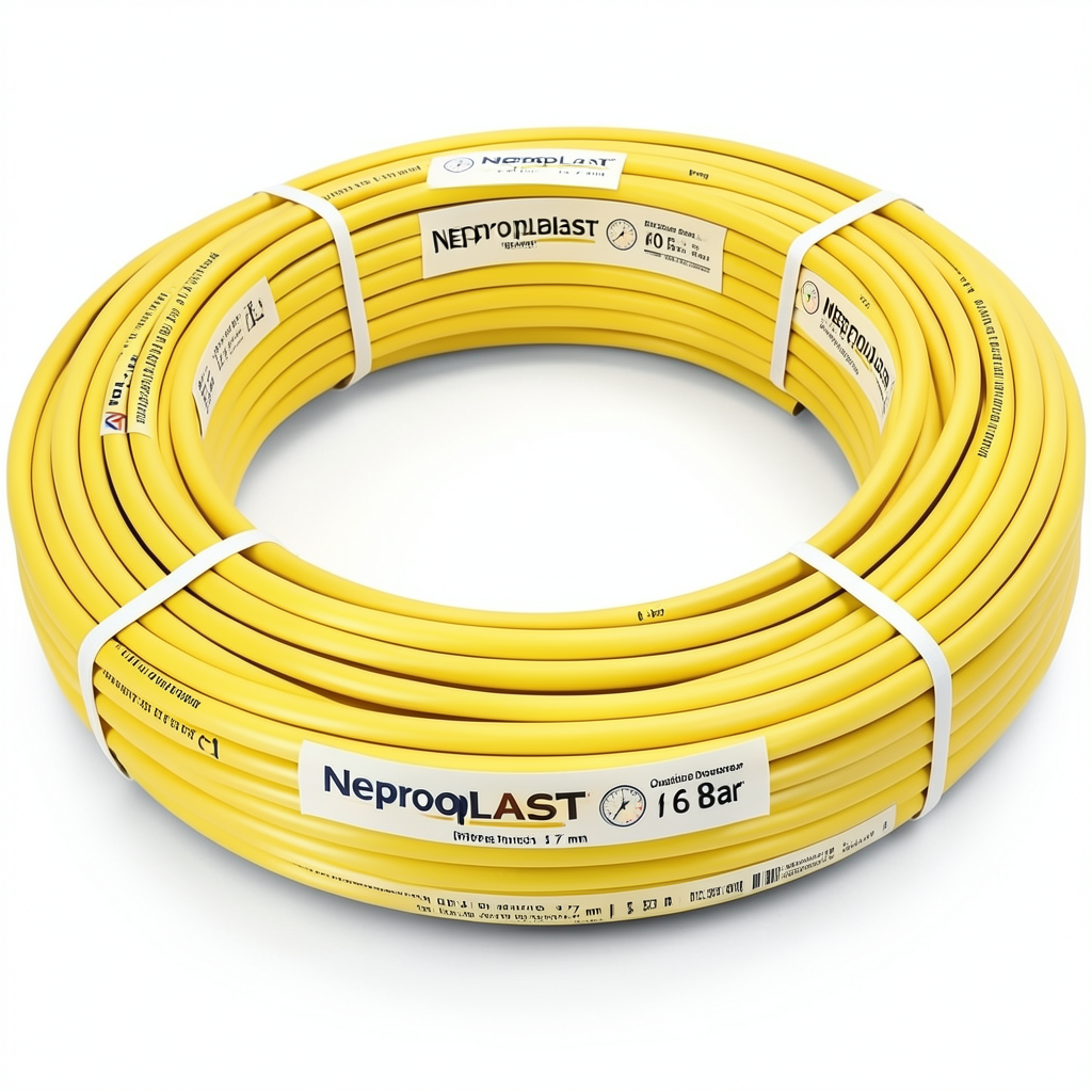 Neproplast HDPE Pipes PE 80 Pressure 6 Bar Outside Diameter 125 mm Thickness 5.7 mm Yellow | NEPROPLAST