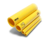 HDPE Pipes PE 80 Pressure 10 Bar Diameter 250 mm Thickness 18.4 mm Yellow | NEPROPLAST