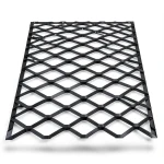 Bait Al Tatawor Expanded Metal Mesh Hot Rolled Black Steel 1.8mm Thickness 2.44m Width 4m Length Bahri