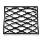 Hot Rolled Steel Expanded Metal Mesh Bahri 2.3 mm Thick 2.44 m Width 5 m Length