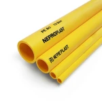 HDPE Pipes PE 80 Pressure 10 Bar Diameter 400 mm Thickness 29.4 mm Yellow | NEPROPLAST
