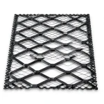 Hot Rolled Black Steel Expanded Metal Mesh Bahri 3 mm Thickness 2.44 m Width 5 m Length