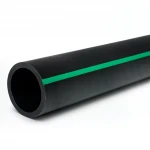 HDPE Polyethylene Pipe  Nominal Pressure 10 Bar [PE 80] Outside Diameter 400 mm  SDR 13.6  Color Black with Green Stripes | Almona Factory