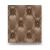 German 3D Wallpaper 10 m x 0.53 m Brown, Model 479508 - Image 1