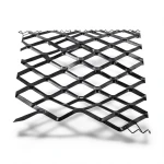 Hot Rolled Black Steel Expanded Metal Mesh Bahri 1.8 mm Thickness 2.44 m Width 5 m Length