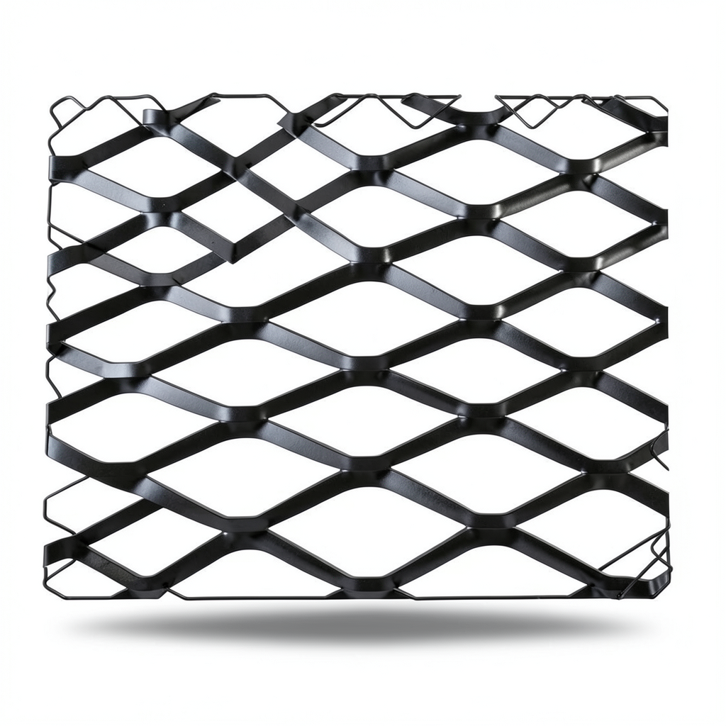 شبك حديد اسود بقلاوة بحري سماكة 2 ملم طول 6 متر عرض 2.44 متر