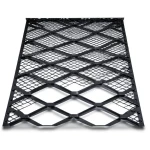 Hot Rolled Black Steel Expanded Metal Mesh Bahri 2 mm Thickness 2.44 m Width 5 m Length