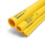 Neproplast HDPE Pipes PE 80 10 Bar Pressure 160 mm Diameter 11.8 mm Thickness Yellow | NEPROPLAST
