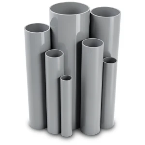 UPVC Pipes Nominal Pressure 6 Bar Outside Diameter 140.4 mm Thickness 4.4 mm Gray