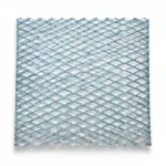 Galvanised Steel Expanded Metal Mesh  Bahri Thickness 2.8 mm Width 2.44  meter Length 1 meter | Bait Al Tatawor Company